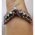 Ring Bomb Party Sz6 RBP Cluster Rainbow Gems Ye...