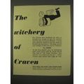 1954 Craven Tobacco Ad - The Witchery of Craven