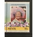 Nevis 1985 Queen Elizabeth Mother 45c Unmounted...