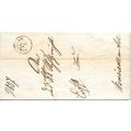 Hungary Stampless 1856, Ödenburg, to Vienna