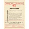 AMERICAN IRON MACHINE WORKS 1928 Only one drill...