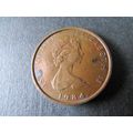 1984 QUEEN ELIZABETH II ISLE OF MAN TWO PENCE F...