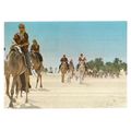 SAHARA TOURS, TUNISIE,TUNISIA,.used vintage pos...