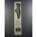 1964 Bally Bantam Shoes Ad - A shoe for weekenders in masculine brown suede