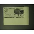 1950 Union-National Ad - Brownley Dining Room F...