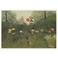Henri Rousseau Virgin Forest With Setting Sun K...