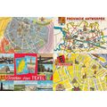 Texel Amsterdam Antwerpen 4x Dutch Map Postcard s