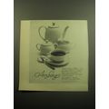1958 Arzberg Translucent White Coffee Set Advertisement