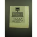 1958 Union-National Parma Furniture Ad - Parma International Provincial