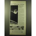 1960 Bell Telephone System Ad - Space-Age Communications