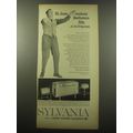1960 Sylvania Concert Baton Model 4706 Stereo Ad - Mr. Jones conducts