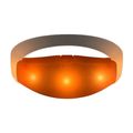 Rubber Frosted Orange Bracelet