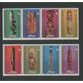 Niue 265-268, 1980 Festival of Arts, Strips of ...