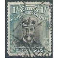 Rhodesia 1913 SG271 1/- Black & Greenish-Blue F...
