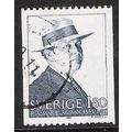 Fa 1266: 1 Kr. 80 steel blue Hjalmar Bergman (1...