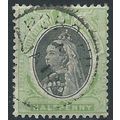 Southern Nigeria 1901 SG1 1/2d Black & Pale Gre...