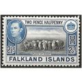 Falkland Islands 1949 SG152 2 1/2d Black & Blue...