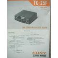SONY TC-25F Original Service manual