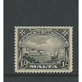 malta stamps 1926 sg165 sg 165 very yellow gum hm