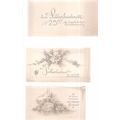 3 x German 25th silver wedding anniversary gift...