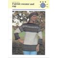 Beautiful Knit Sweater PATTERN Fairisle Sweater