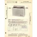 SYLVANIA model 433xx 4 tube AM radio receiver S...