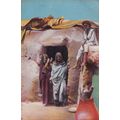 Vintage Colour Post Card - Egyptian Types & Sce...