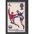 GB 1966 QE2 4d World Cup Football Umm SG 693 ( ...