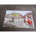 Valentines Postcard - Corfe Castle & Village, D...