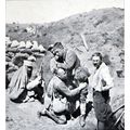 FRENCH SOLDIERS IN A CAPTURED TRENCH - BATTLE O...