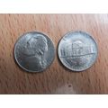 1993d USA 5 Cents Jefferson Nickel Coin