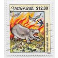 ZIMBABWE 2001 FOLKTALES HIPPO WHO LOST HIS HAIR...
