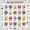 Message Monsters Sheet of 20 Current Rate Posta...
