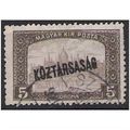 Mi 234: 5 Kr. deep brown/brown Defin.: Parliame...