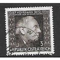 AUSTRIA 1966 3s BROWN JOSEF HOFFMAN SG 1427 FIN...