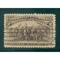 Used 231 2c Landing of Columbus Very Fine T1494