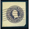 Used U437b 2c George Washington Fine Cut Square...