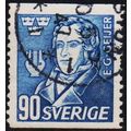 Sweden. 1947 90ore S.G.295 Used