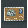 barbados stamps sg331 sg 331 hm deep coral