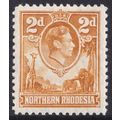 Northern Rhodesia KGVI 1938-52 2d Yellow Brown ...