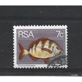 SouthAfrica.SG354 7c Bontrok Seabream.Fine Used...
