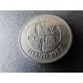 1987 ICELAND FIVE KRONA. V