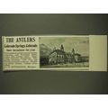 1903 The Antlers Resort Ad - Colorado Springs