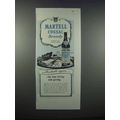 1946 Martell Cognac Brandy Ad - Available Again
