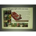1970 Roi-Tan Cigar Ad - Bargain Right Under Your Nose