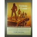 1970 OMC Stern Drive Ad - Topless Power