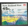 New Zealand 1992 Landscapes 45c Multicoloured S...