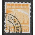 VENEZUELA 1958 25c YELLOW GPO CARACAS SG 1479 F...