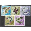 1965 5 different values - cancelled