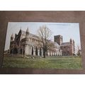 Early Photochrom Postcard - St Albans Abbey fro...
